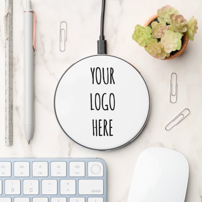 Small Business Your Logo Branded Office Wireless Charger (Desk)