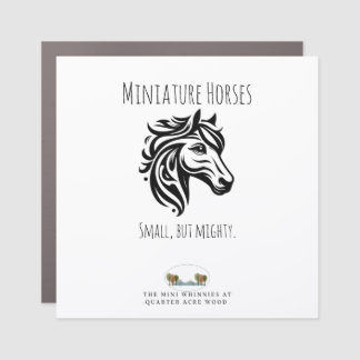 Small but Mighty Square 3"x3" Magnet