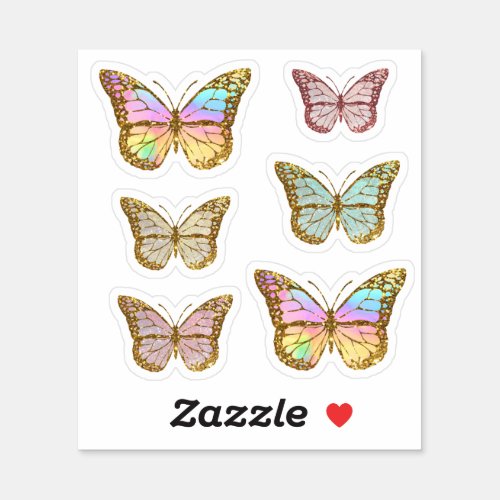 small butterflies sticker