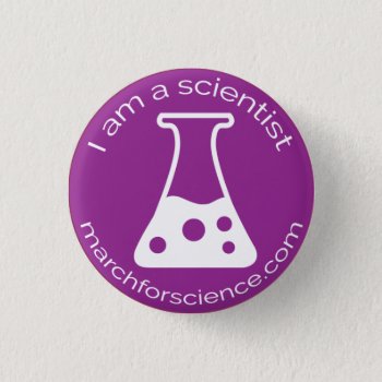 Small Button - Chemistry by MarchforScienceSD at Zazzle