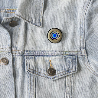 Small Button/ Greek Evil Eye Pinback Button