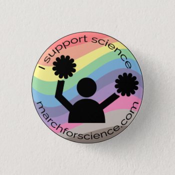 Small Button - Science Supporter by MarchforScienceSD at Zazzle