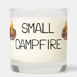 Small Campfire Camping Outdoors Scented Candle