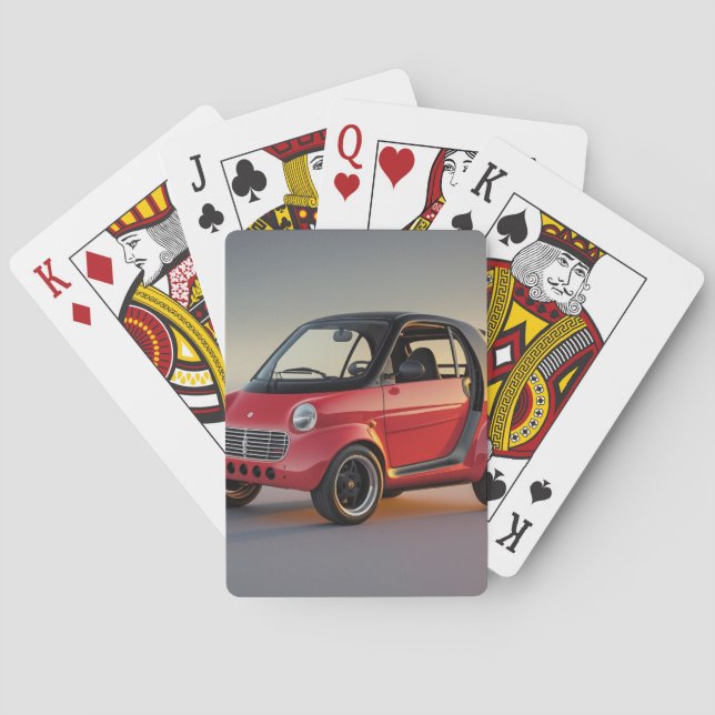 small car poker cards (Back)