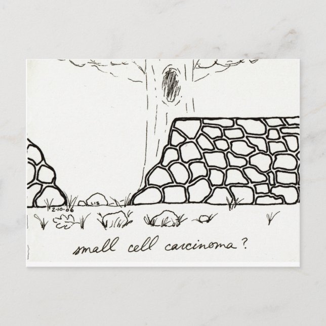 Small Cell Carcinoma postcard (Front)