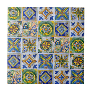 Small ceramic tile Sicilian-style “Sicilian Mix”