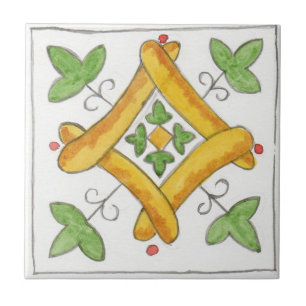 Small ceramic tile Sicily-inspired “Napola”