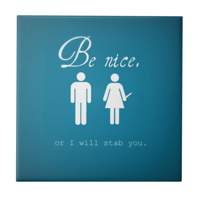 Small ceramic tile/trivet/coaster tile (Front)