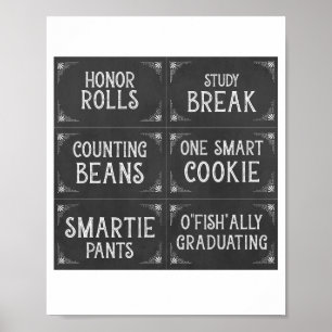 Small Chalkboard Graduation Candy Bar Signs