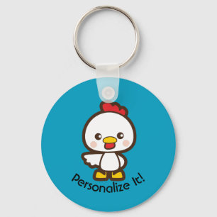 Small chicken keychain
