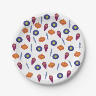 Small Christmas Ornaments Paper Plates