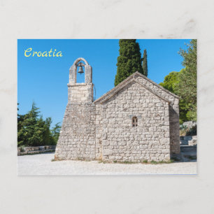 Small church on Marjan hill near Split - Croatia Postcard