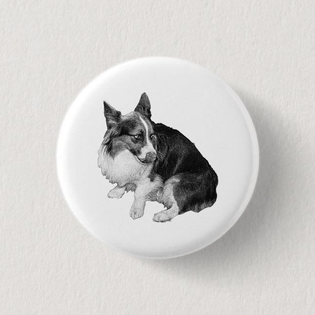Small Circle, Big Ears Button (Front)