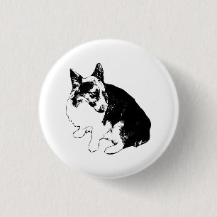 Small Circle, Big Ears Button