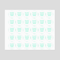 Small Circle Clothing Label