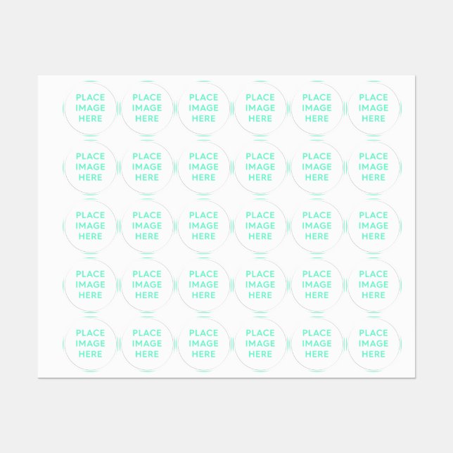 Small Circle Clothing Label (Sheet)
