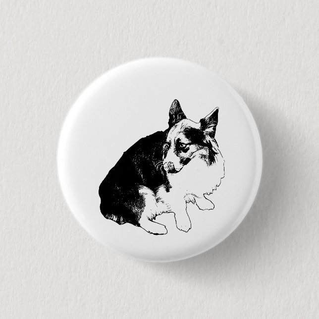 Small Circle, Keen Ears Button (Front)