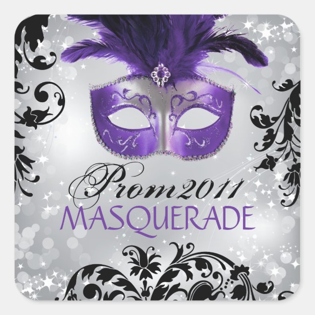 Small - Classy Masquerade Sticker (Front)