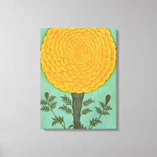 Small Clive Album A Marigold Canvas Print
