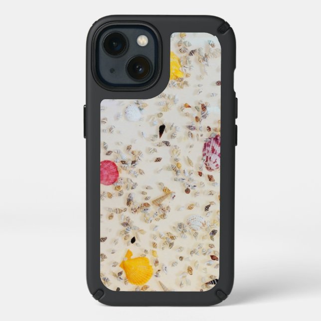 Small Colorful Seashells Speck iPhone 13 Case (Front)