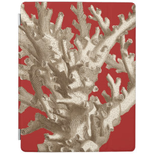 Small Coral in Red iPad Smart Cover