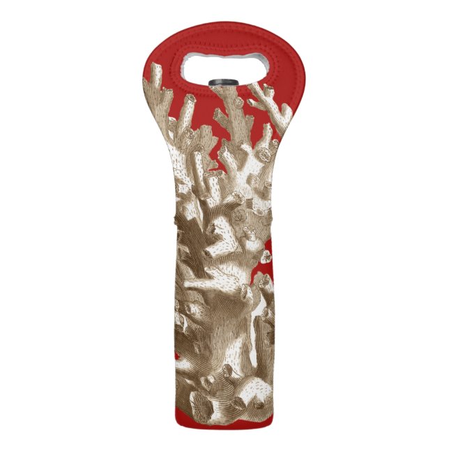 Small Coral in Red Wine Bag (Back)