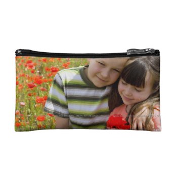 Small Cosmetic Bag Handbag Personalized Picture by red_dress at Zazzle