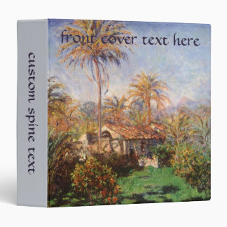 Small Country Farm in Bordighera by Claude Monet 3 Ring Binder