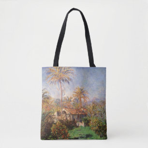 Small Country Farm in Bordighera by Claude Monet Tote Bag