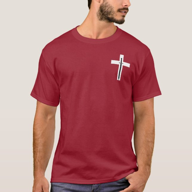 Small Cross & Sword T-Shirt (Front)