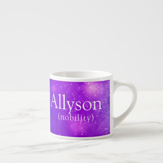 Small Cup Little Girl's Name & Meaning Kids Text (Right)