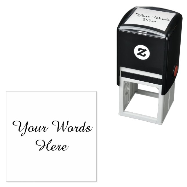 Small Custom Words With Elegant Font, Personalized Self-inking Stamp (In Situ)