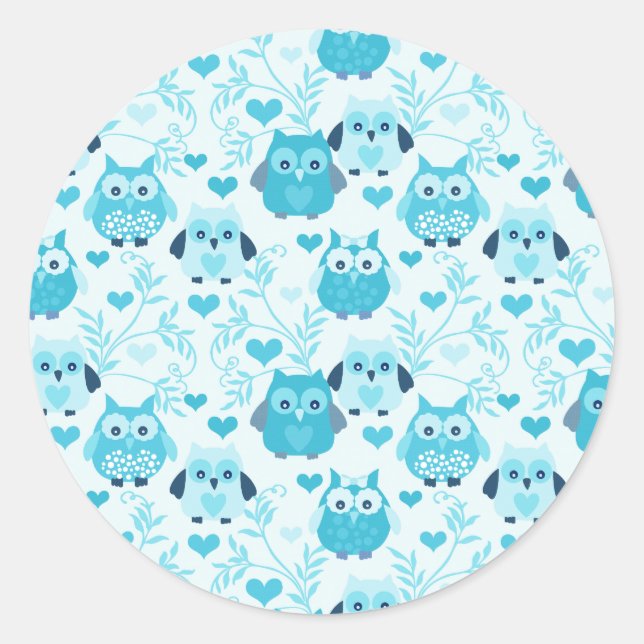 Small Cute Owl Stickers (Front)