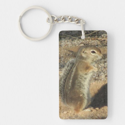 Small Desert Squirrel Keychain