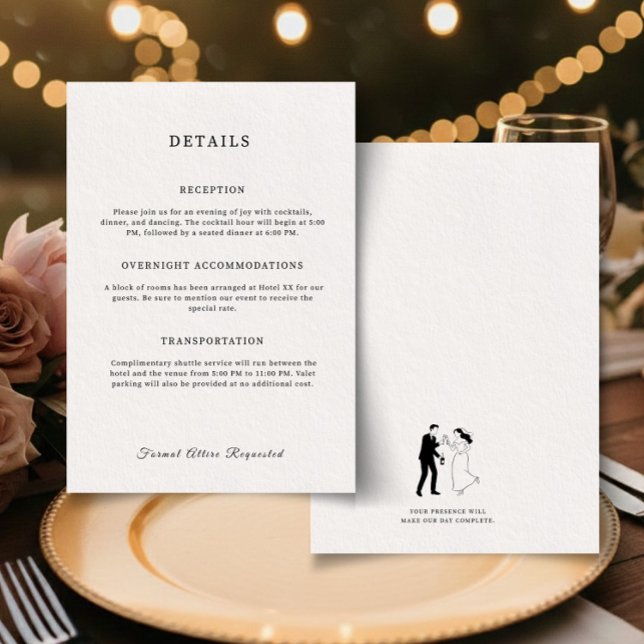 Small Details Classic Elegant Enclosure Card (Creator Uploaded)