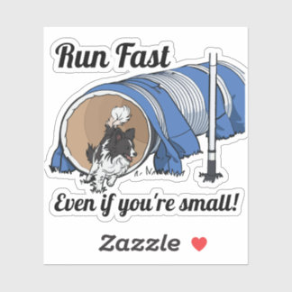 Small Dog Agility Sticker
