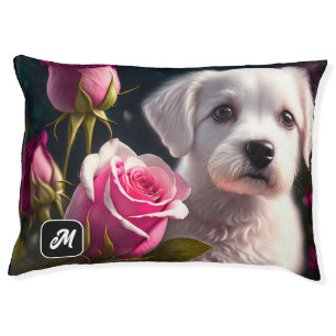 Small Dog And Rose Collection Pet Bed