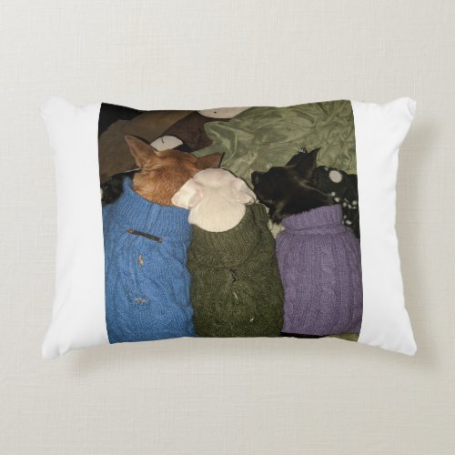 Small Dog Custom Brushed Polyester Pillow 16 x 12