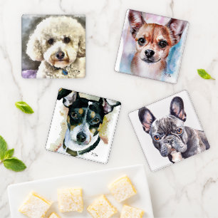 Small Dog Mix Coaster Set