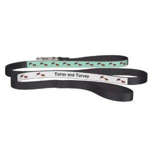 Small Dogs Pattern Terrier Personalised Pet Leash