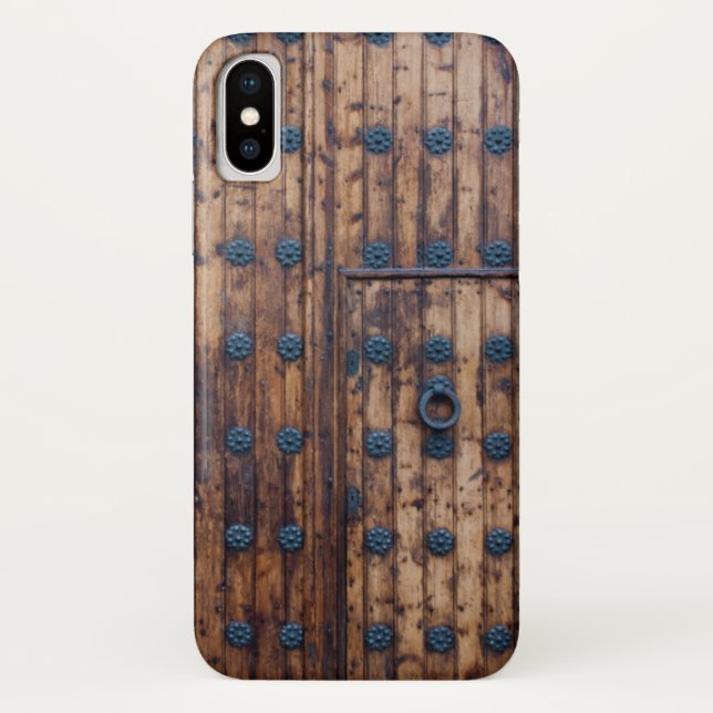 Small Door Within Wooden Medieval Large Doors Case-Mate iPhone Case (Back)
