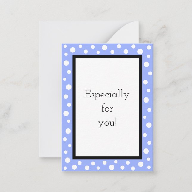 Small Dot Gift Note Cards_Lavender Card (Front)