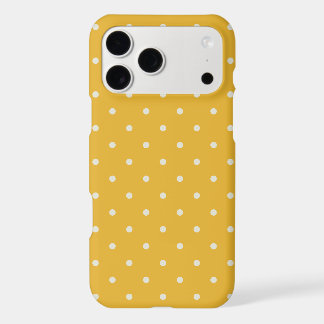 Small Dots Candy Yellow Pattern Phone Cover
