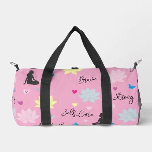 Small Duffel Bag | Baby Pink Mindfulness Bag