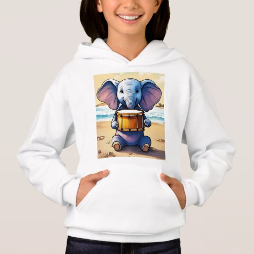 Small Elephant _ Kids T_Shirt and Hoodie 