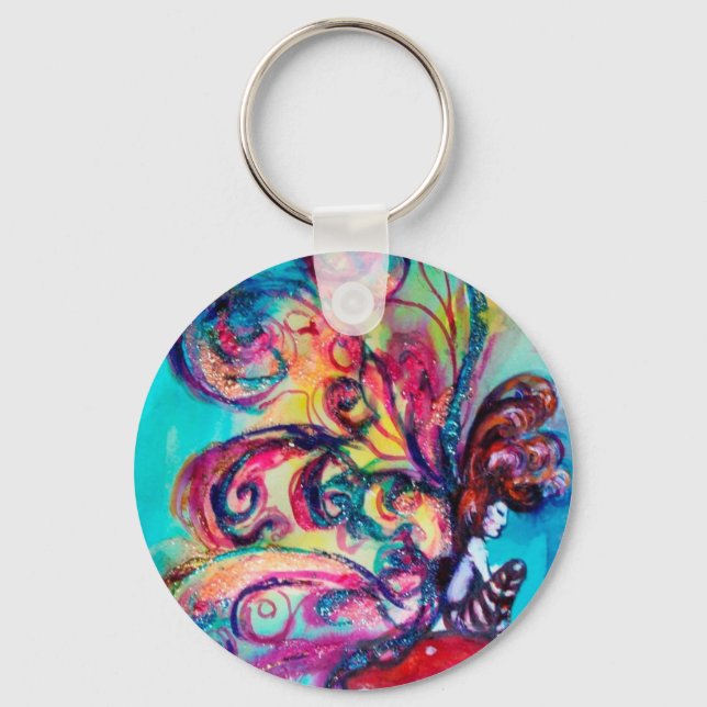 Small Elf of Mushrooms Keychain (Front)