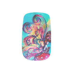 Small Elf of Mushrooms Minx Nail Art