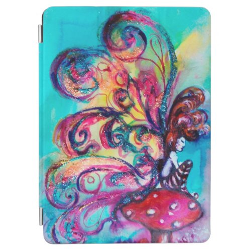 SMALL ELF OF MUSHROOMS Pink Blue Fantasy iPad Air Cover