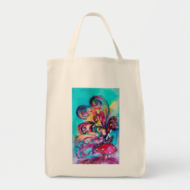 Small Elf of Mushrooms Tote Bag (Front)