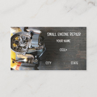 SMALL ENGINE 2CYCLE REPAIR Business Card